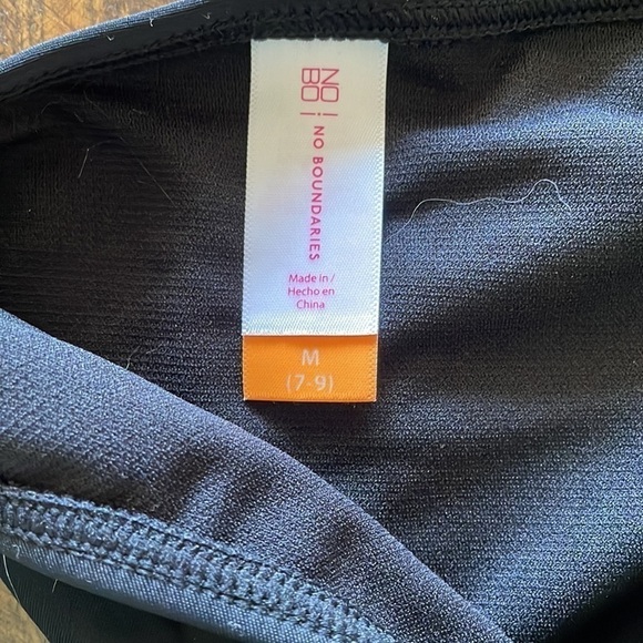 No Boundaries M Juniors Knotted Bikini Bottoms Black NWT - Picture 7 of 9